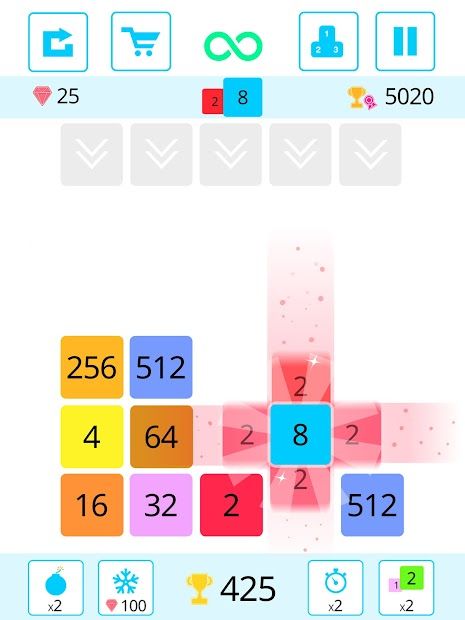 Drop n Merge Blocks