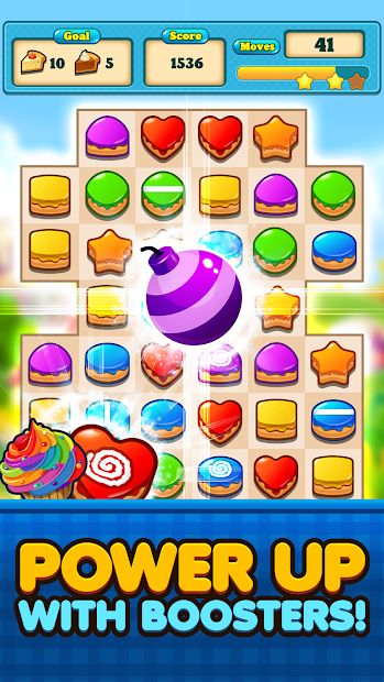 Cupcake Match 3 Games No Wifi