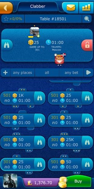 Clabber LiveGames online