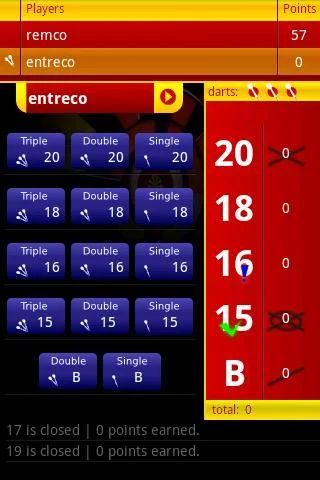 Darts ScoreCard - OLD