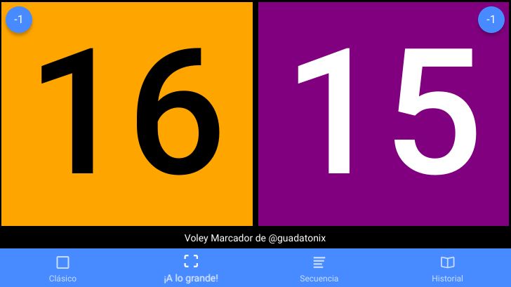 Voley Marcador