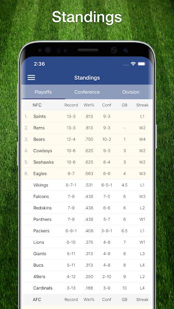 Scores App: Football Live Plays, Stats 2021 Season
