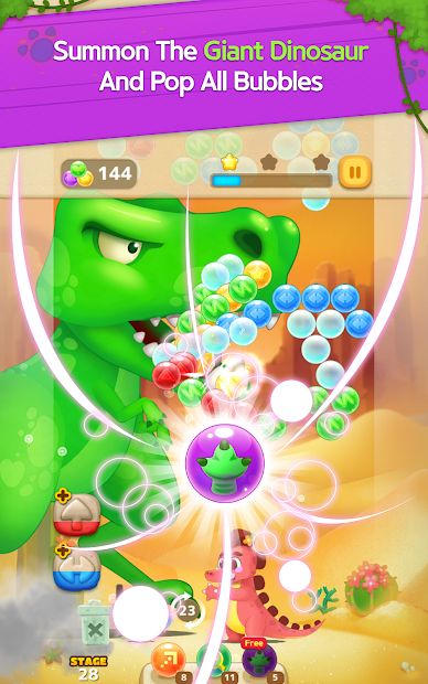 Bubble Shooter: Dino Friends