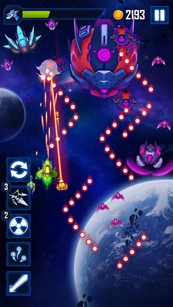 WindWings: Space shooter, Gala