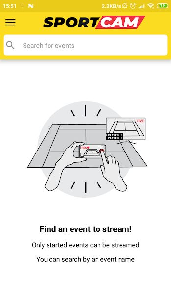 SportCam - Live Stream Your Match with Scoreboard
