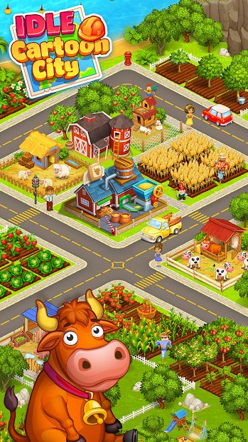 Idle Cartoon City - coin day