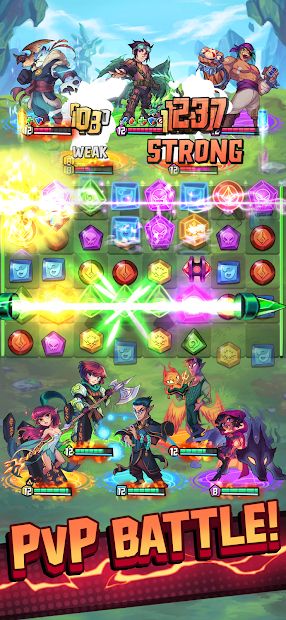 Puzzle Brawl: Match 3 PvP RPG