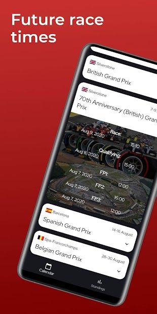 Formula Race Calendar 2021