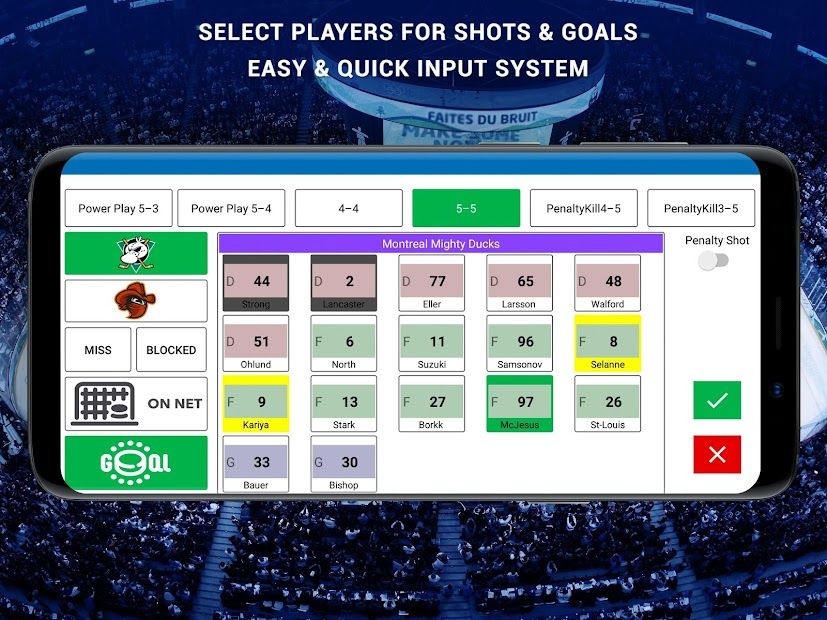 iTrackHockey: Stats/Timekeeper