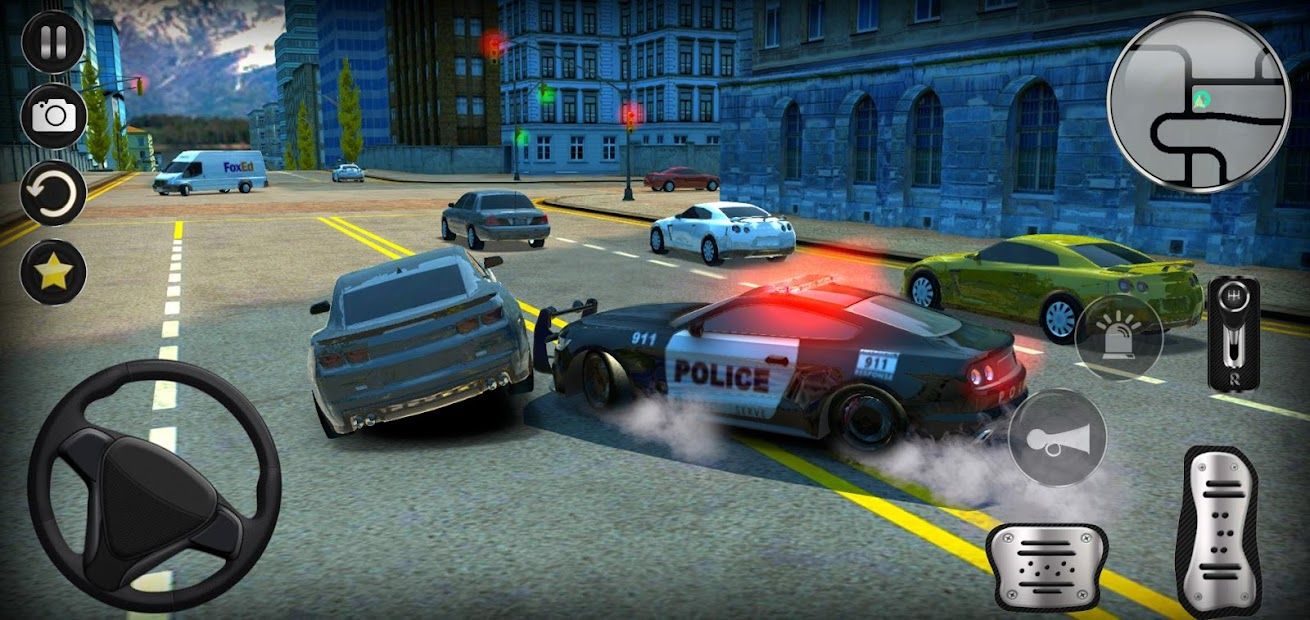 Police Car Drift شرطة الهجوله