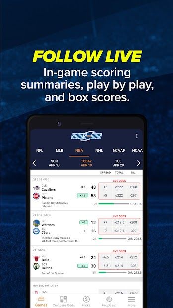 ScoresAndOdds