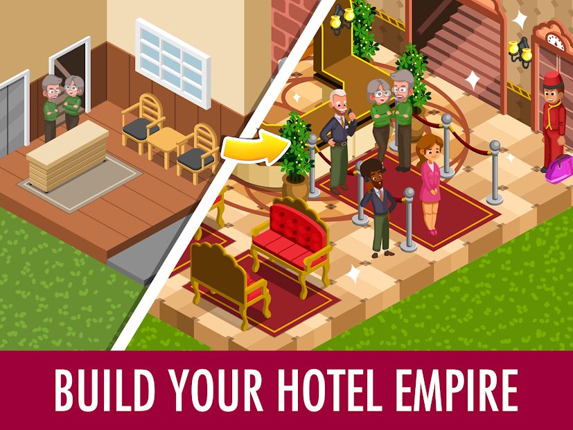 Hotel Tycoon Empire: Idle game