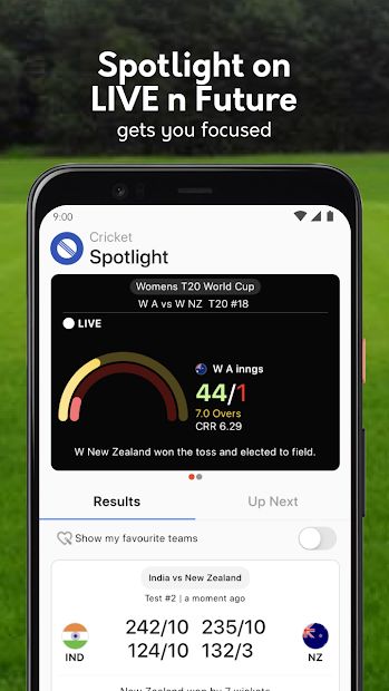 LIVE Cricket Scores app CricSmith
