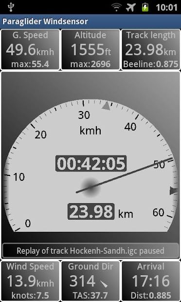 Paraglider Dashboard