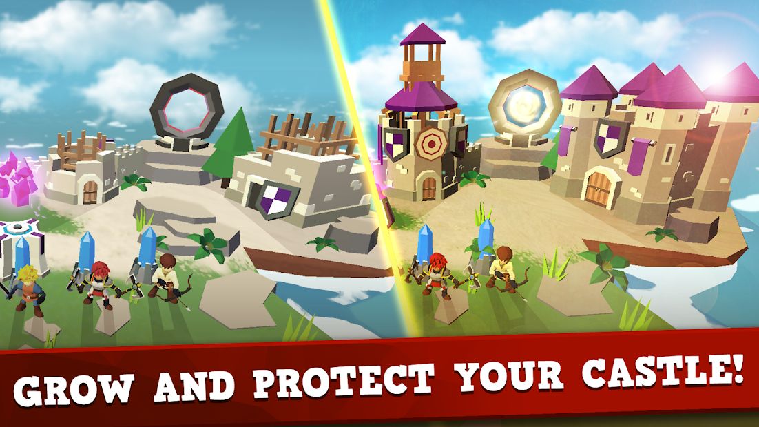 Castle Epic Defender: Fantasy Monster Grow World