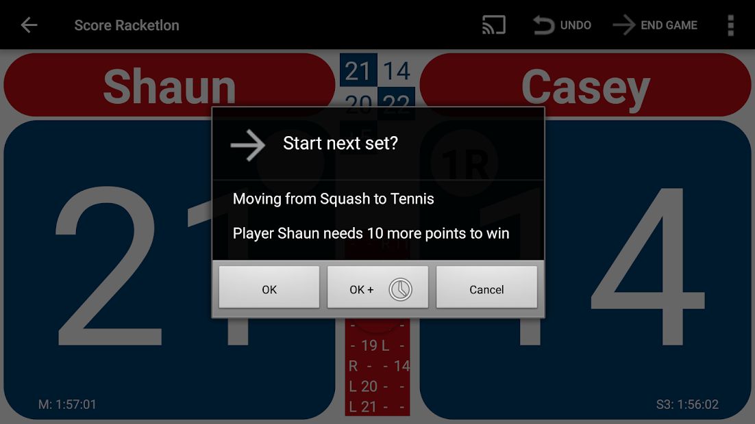 Score Racketlon