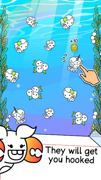Mermaid Evolution: Merge Game