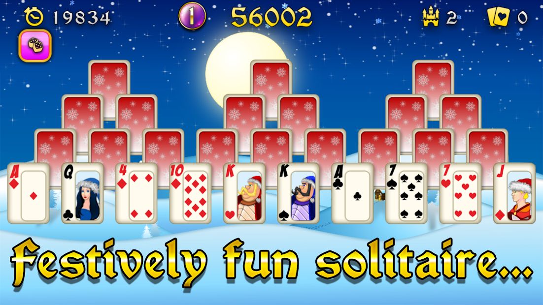 Christmas Solitaire Tri-Peaks