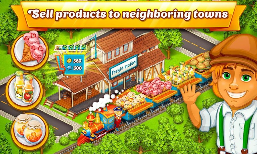 Cartoon City - farm to village
