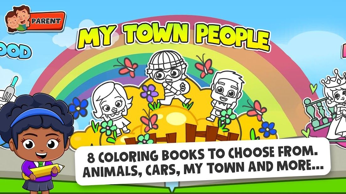 Baby Coloring game - Baby Town