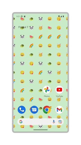 Pixel Emoji Wallpaper