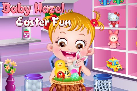 Baby Hazel Easter Fun