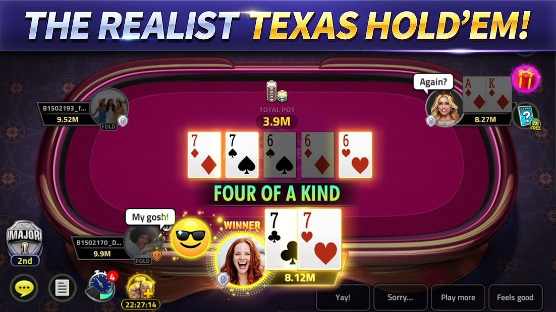 Poker Texas Holdem Face Online