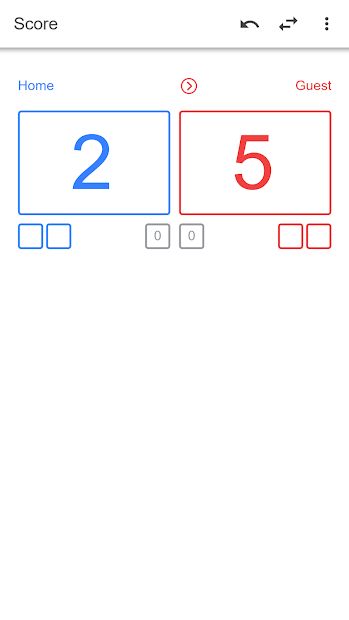 Volleyball Score Simple