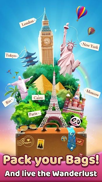 Travel Crush - Match 3 Game