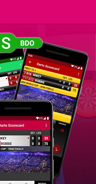 Darts Scorecard