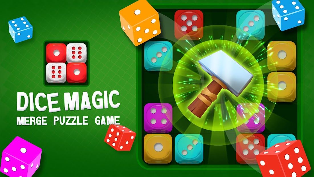 Dice Merge Puzzle Board Game