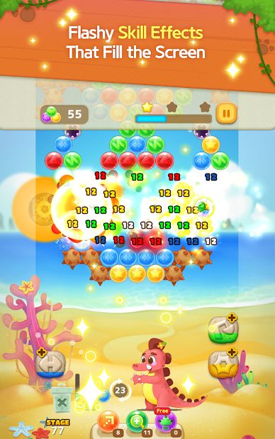Bubble Shooter: Dino Friends
