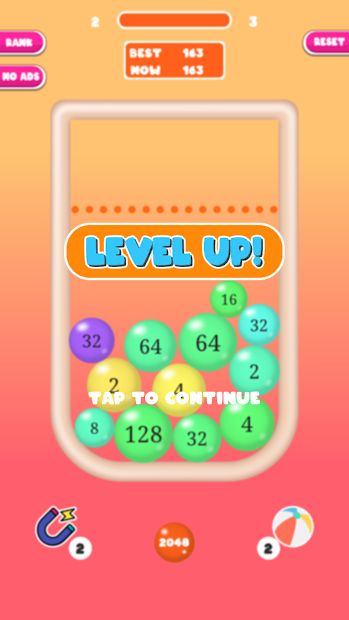 2048 Merge Balls