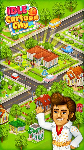 Idle Cartoon City - coin day