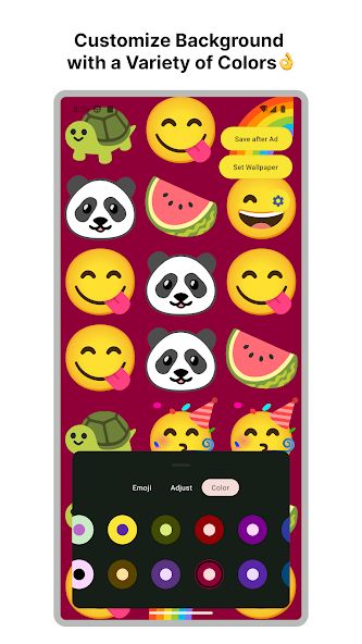 Pixel Emoji Wallpaper