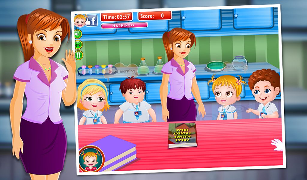 Baby Hazel Science Fair