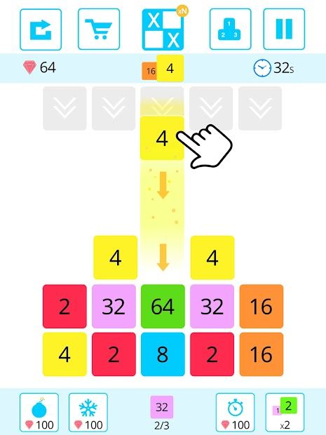 Drop n Merge Blocks