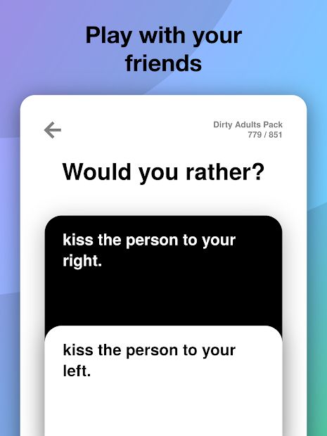 Would you Rather? Dirty Adult