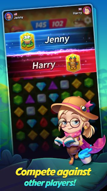 JungleGem Match : PvP Match3