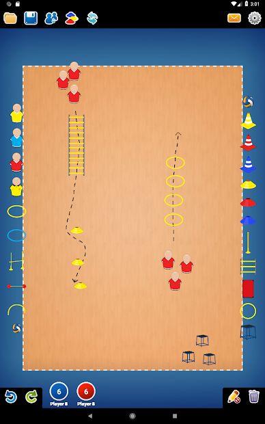 Coach Tactic Board: Volley