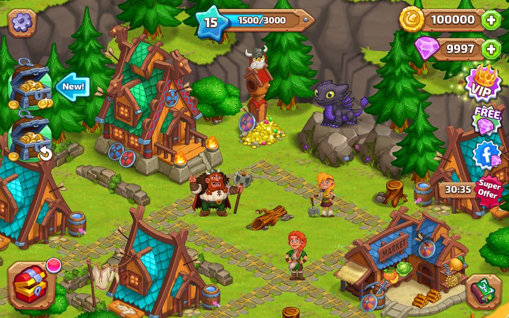 Vikings and Dragon Island Farm