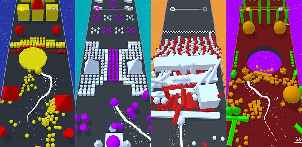 Ball Bump 3D - Bumping Color Ball Game Bump3D Run