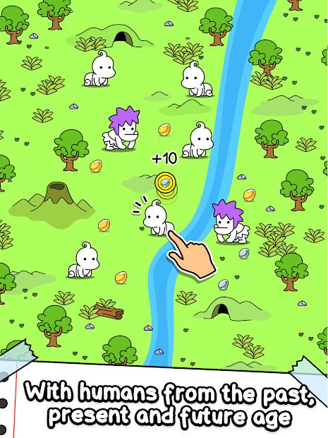 Human Evolution: Merge Game