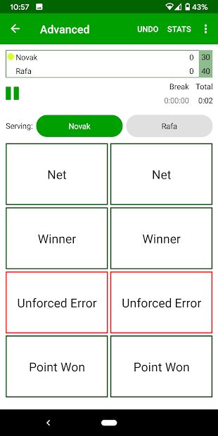 Tennis Umpire App