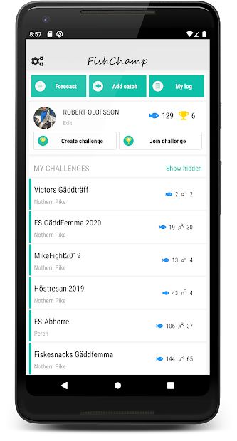 FishChamp - Sport fishing app