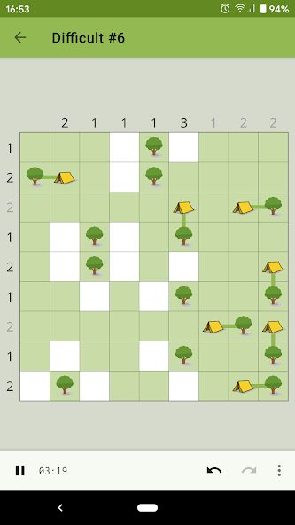 Trees and Tents Puzzle