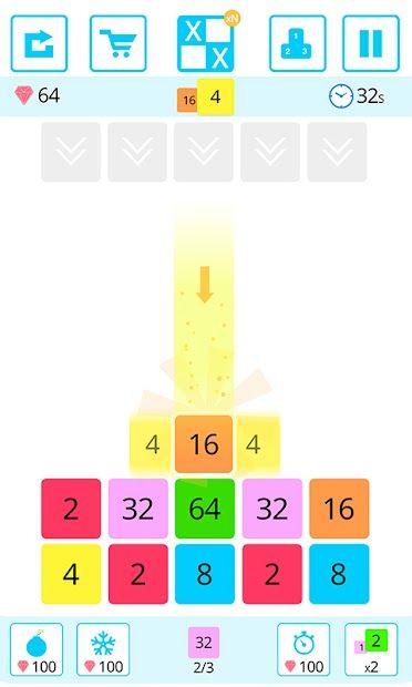 Drop n Merge Blocks