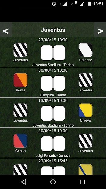Table Italian League 21/22