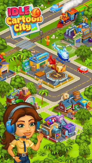 Idle Cartoon City - coin day