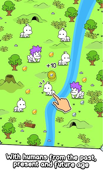 Human Evolution: Merge Game